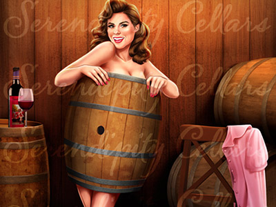 Serendipity Cellars Wine Barrel
