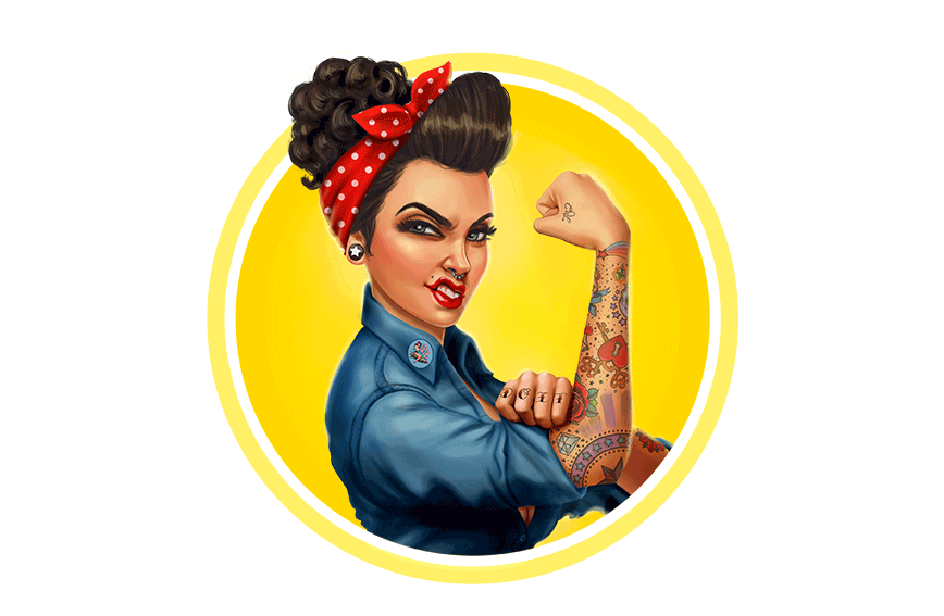 cartoon pinups art